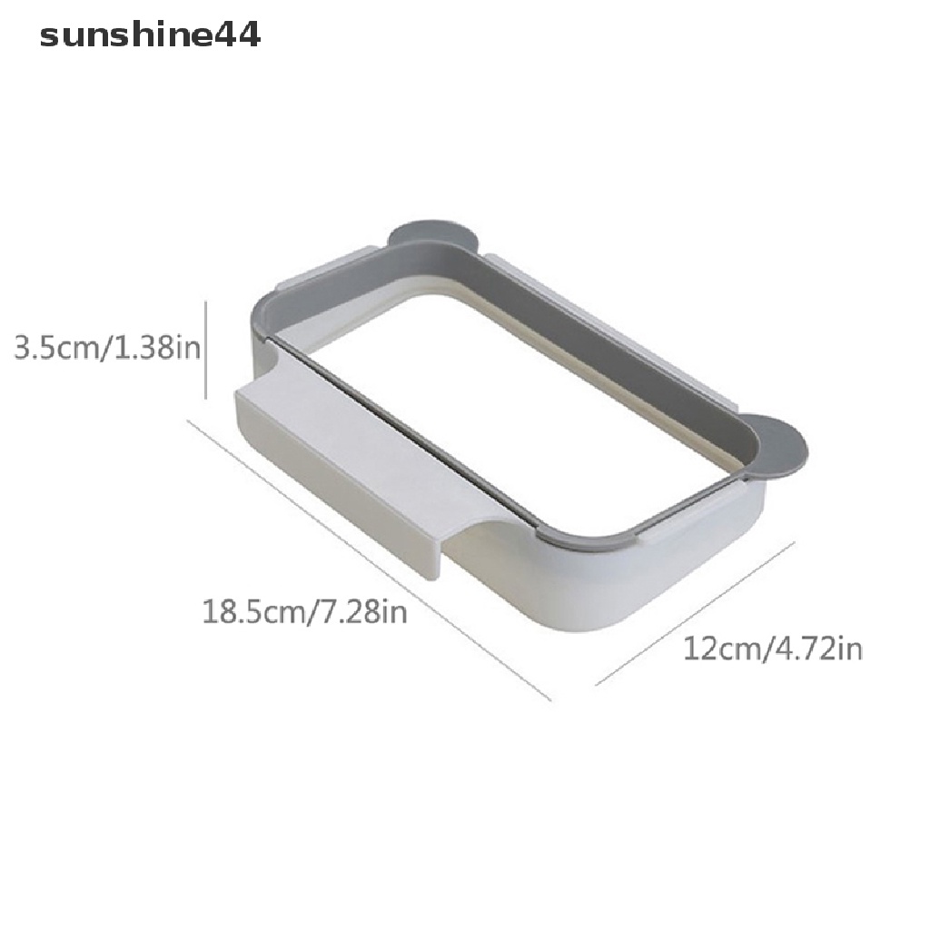 Sunshine 1Pc Keranjang Pintu Lemari Dapur Portable Gantung Tempat Sampah Garbage Bag Holder ID