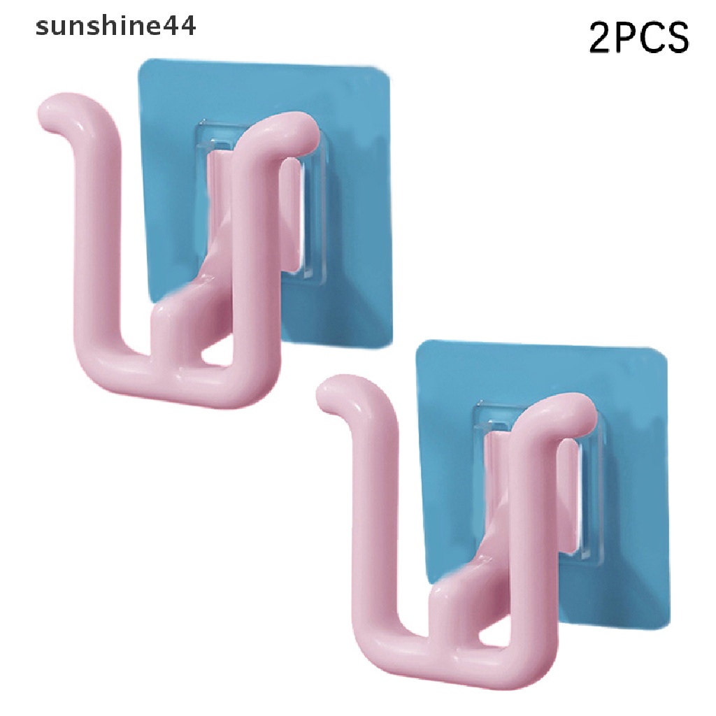 Sunshine1/2pcs Rak Sandal Kamar Mandi Pengait Sandal Toilet Drainase Rack Storage Rack ID