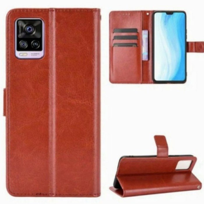 Flip Cover Vivo V21 4G | V21 5G Wallet Leather Case Dompet Casing
