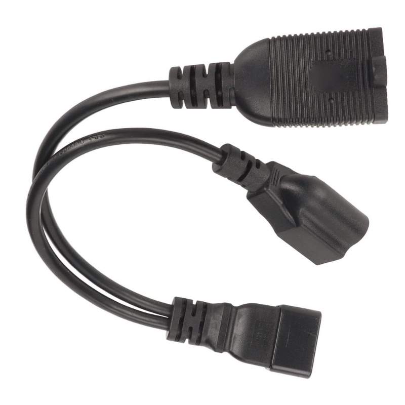 Zzz Y-splitter Adapter Line IEC320 C14 Plug Male to 5-15R+5-20R Female Kabel Listrik