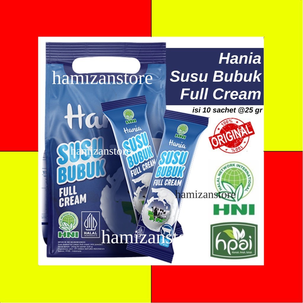 

Hania Susu Bubuk Full Cream HNI HPAI [HMZ]