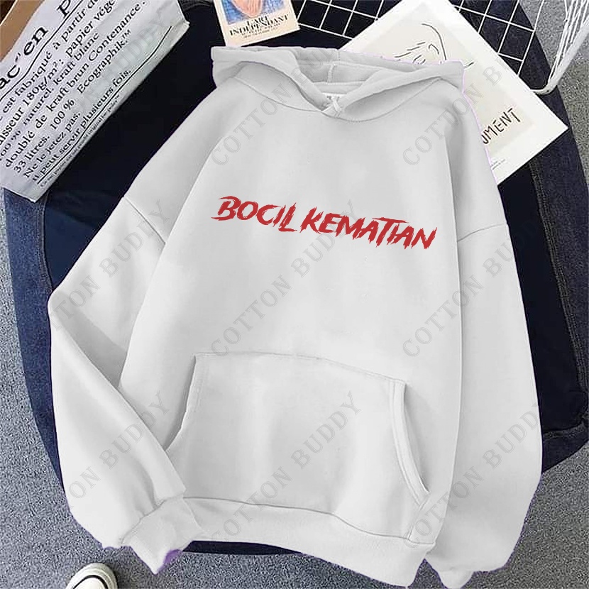 SWEATER HOODIE BOCIL KEMATIAN JAKET DISTRO YOUTUBER GAMES WINDAH BASUDARA