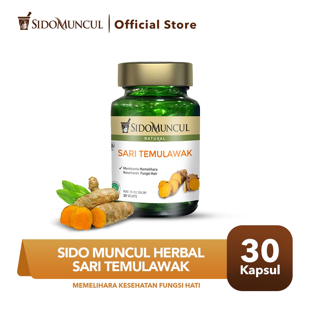 Sido Muncul Natural Sari Temulawak - Hati Sehat Antioksidan Hepatitis