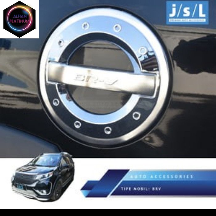 Tank Cover BRV Tutup Tangki Bensin BRV Chrome Variasi Mobil