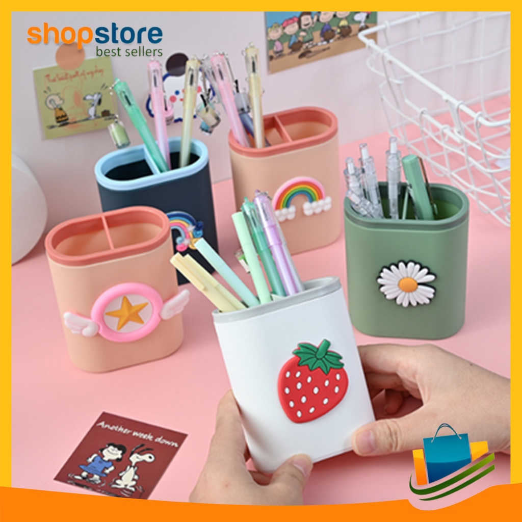 

Tempat Pensil Dan Pulpen Gaya Korea Import Serbaguna Desktop Multifungsi Pen Holder COD 214