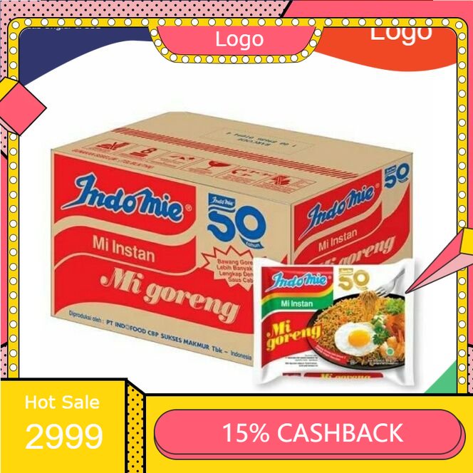 

Indomie Goreng 1 Dus 40pcs Murmer