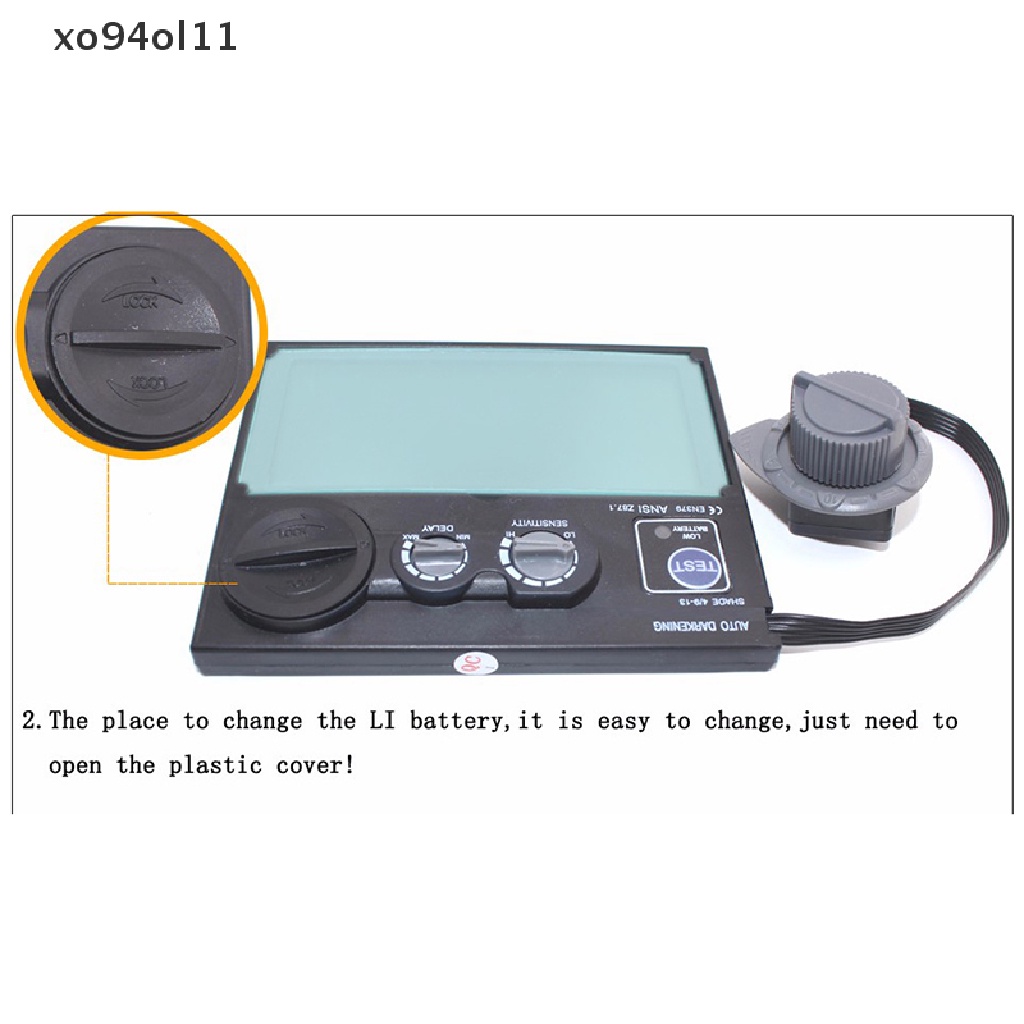 Xo Auto Solar Darkening TIG Welding Helmet Masker Lensa Kacamata Otomatisasi Filter  Ol