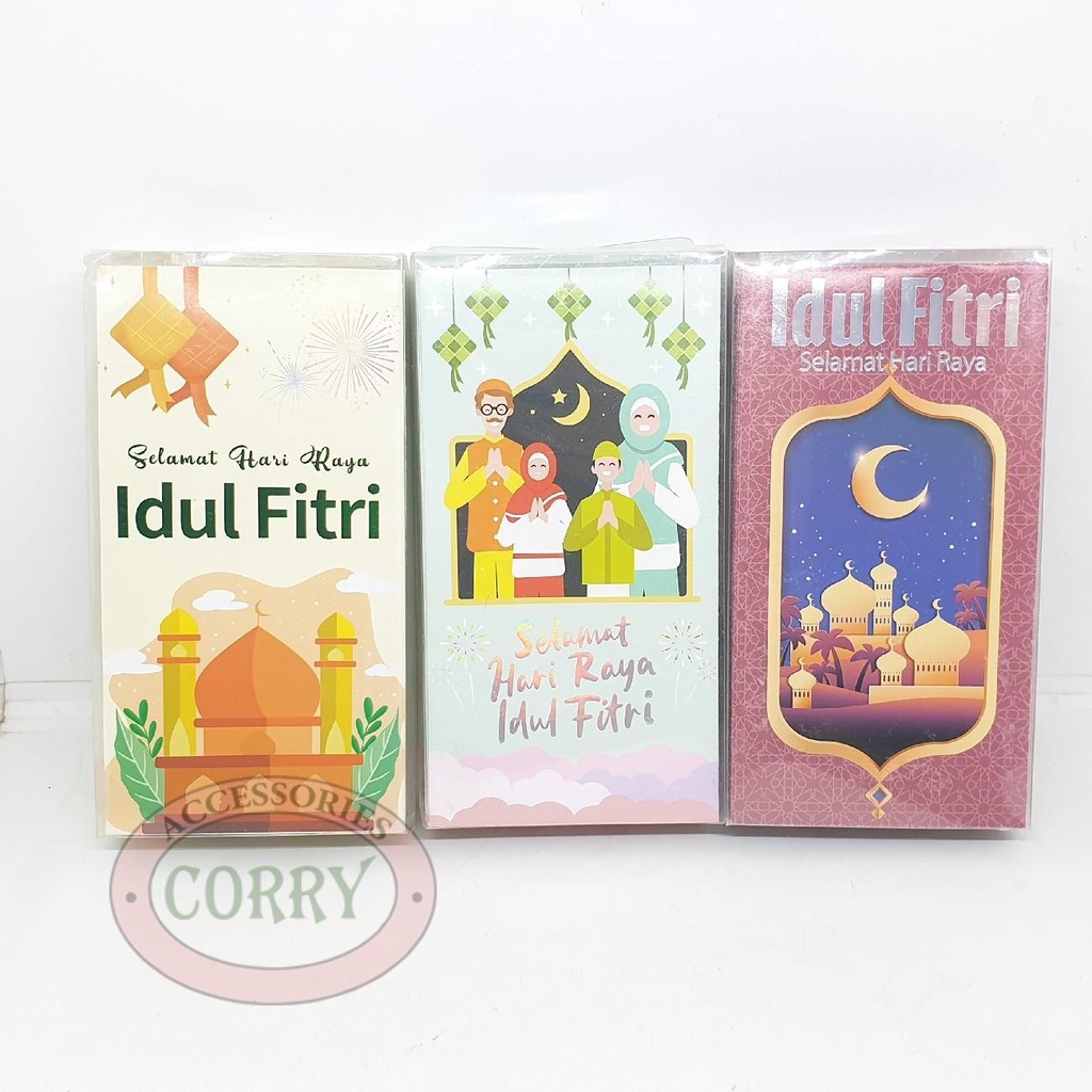 

Angpao THR Idul Fitri Lebaran Isi 50 Embos 17 Cm Murah Amplop Uang Putih Krem Hijau