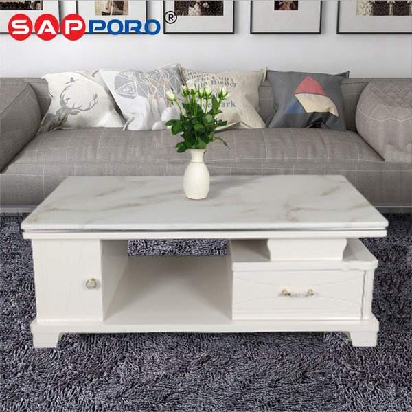 SAPPORO HARWICH - Meja Tamu Sofa Marmer | Coffee Table Sofa Marmer