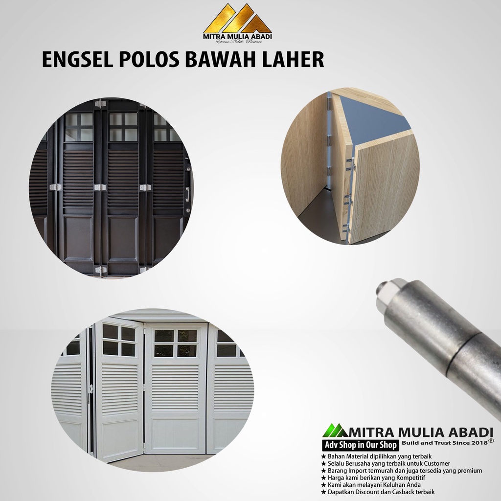 Engsel Polos Bawah Laher