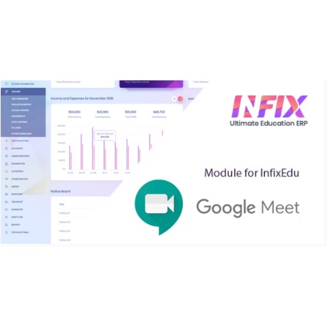 Google Meet - Module for InfixEdu Gmeet Live Class