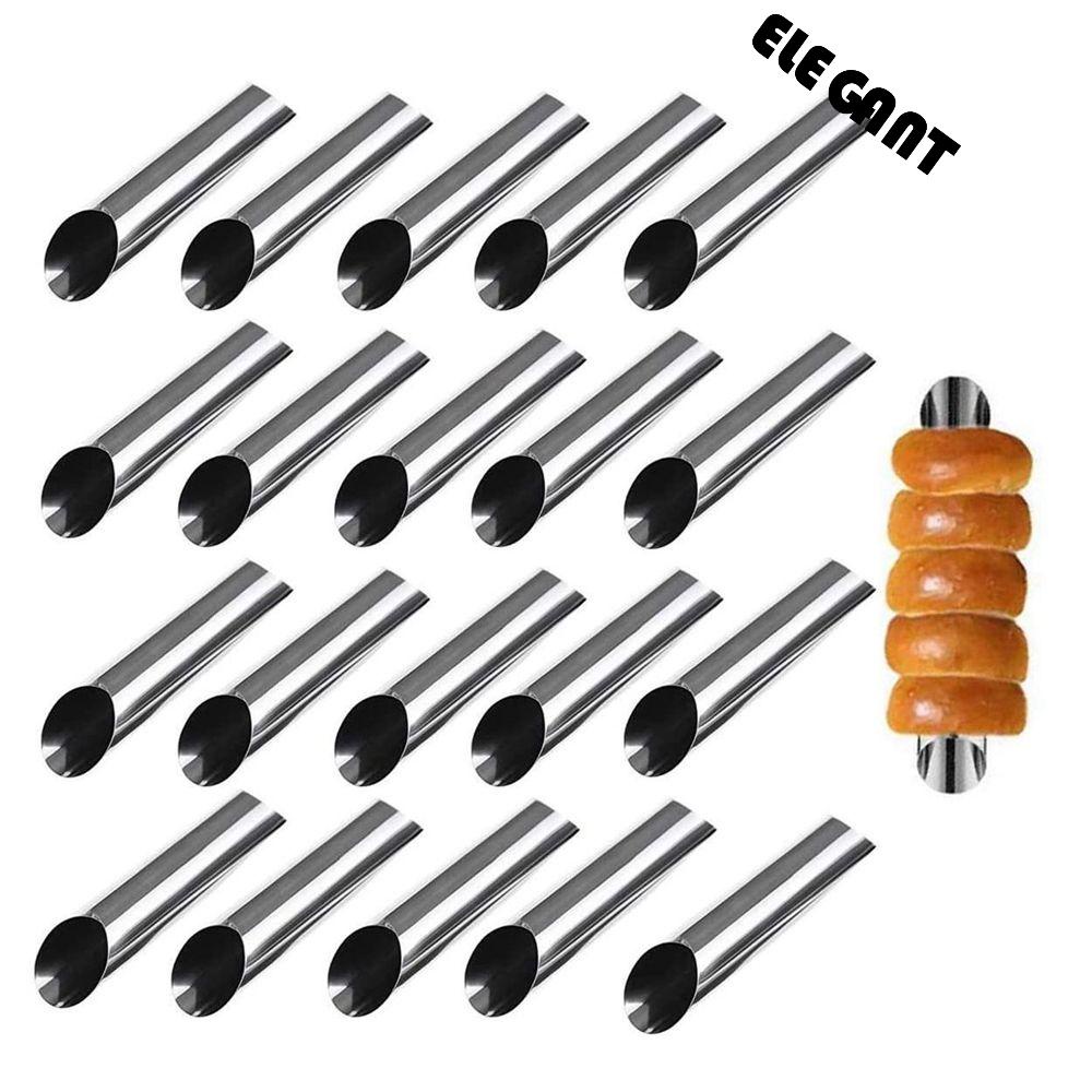 [Elegan] Cannoli Tabung 6pcs/set cream puff Dapur gadget danish pastry roll shell cream puff maker