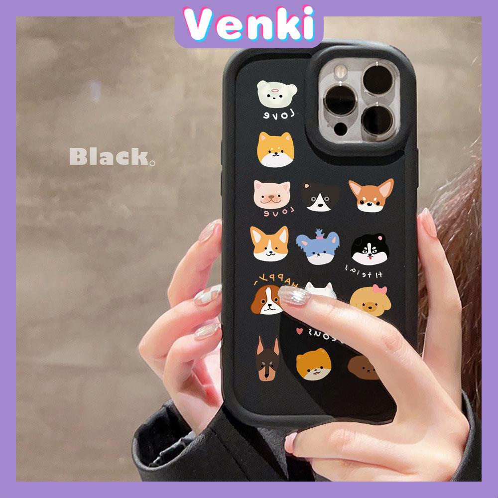 Case fo iPhone 11 Pro Max TPU Soft Case Frosted Bubble Case Black White Full Screen Cute Animals Camera Protection Shockproof For iPhone 14 13 12 11 Plus Pro Max 7 Plus X XR