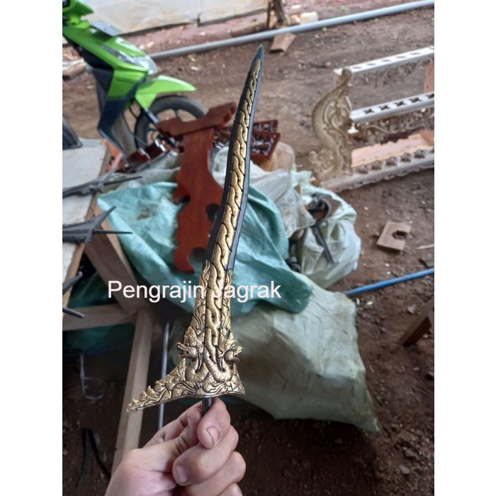 Keris nogo kembar runting kinatah Mumpung Poromo PJ7888