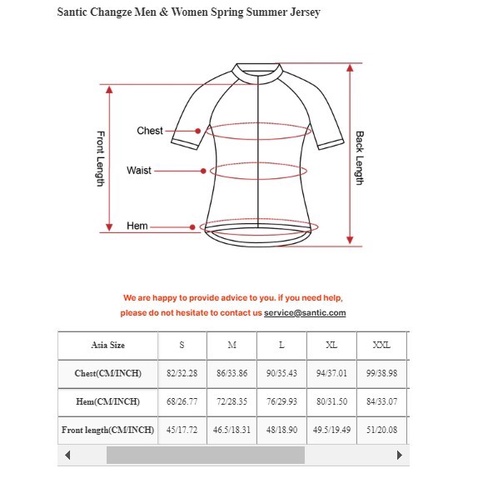 Baju Sepeda Lengan Pendek Santic Type Cangtze 2C02223