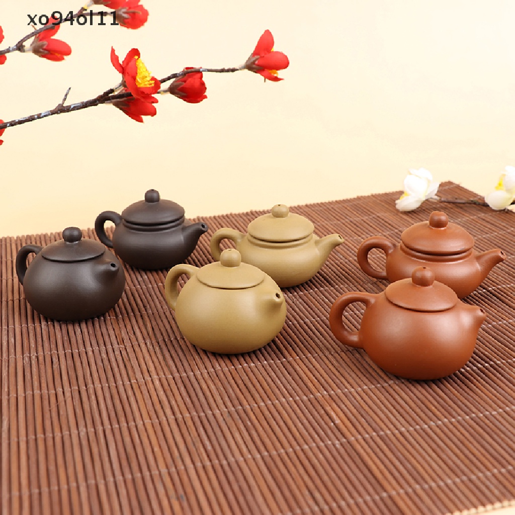 Xo 1Pc Teko Jari Tanah Liat Ungu Teh Saku Pet Tea Set Ornamen Dekorasi Teh OL