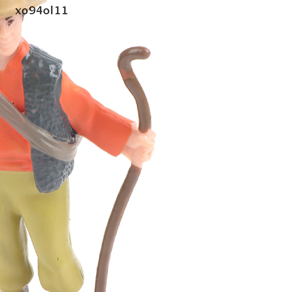 Skala Xo1:25 Action Figure Pekerja Petani PVC Orang Model Decor Aksesoris Mainan OL