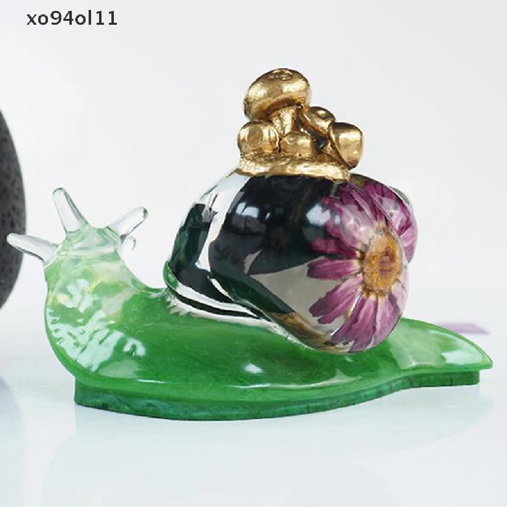 Xo 3 Pcs DIY Kristal Epoxy Resin Cetakan Hewan Siput Castle Resin Silicone Mold Gantungan Kunci Liontin Kristal Silikon Cetakan Dekorasi Rumah OL
