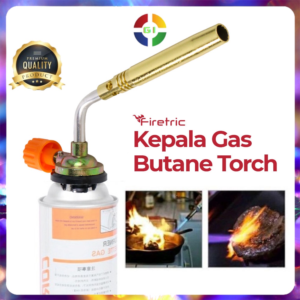 Kepala Gas Butane Torch BBQ Flame Gun No Color