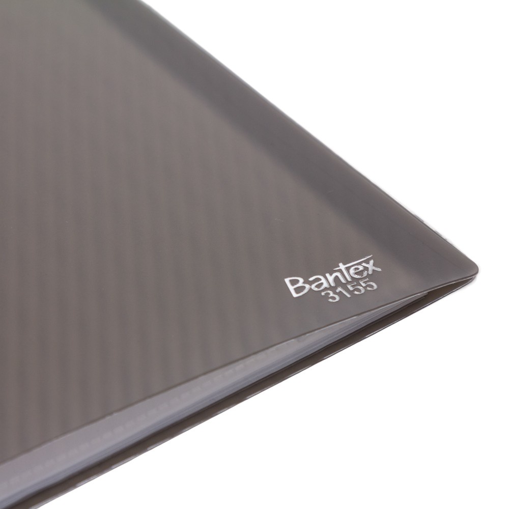 

Bantex Display Book Clear Holder Transparan 20 Pocket A4 Grey