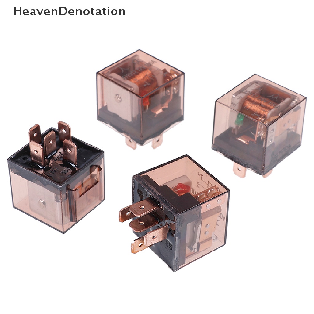 [HeavenDenotation] Relay Otomotif Anti Air12/24V 100A 4/5Pin SPDT relay Perangkat Kontrol Mobil HDV