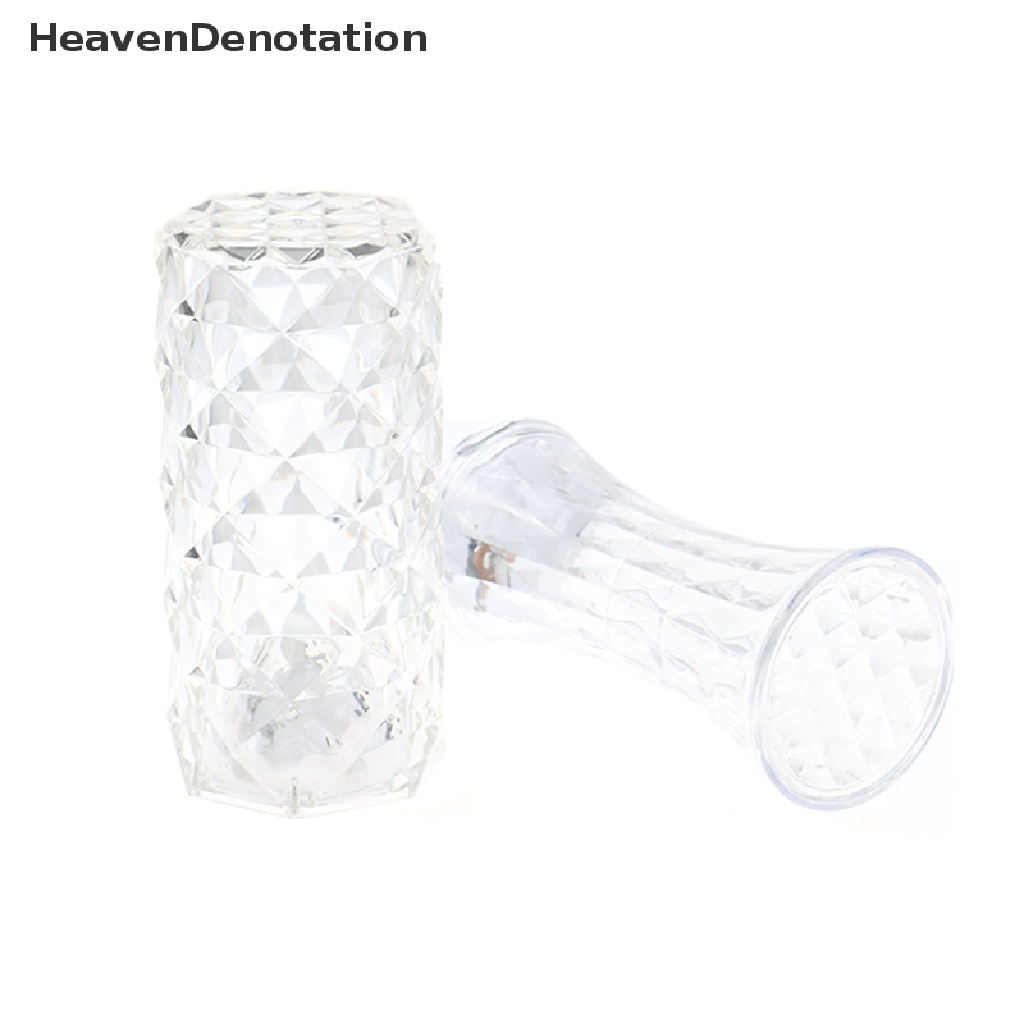 [HeavenDenotation] Lampu Meja Kristal Led Efek 3D Lampu Suasana Berlian Lampu Keren Lampu USB Sentuh Lampu Malam Luber Untuk Dekorasi Kamar Tidur Lampu Suasana Kristal Hadiah HDV