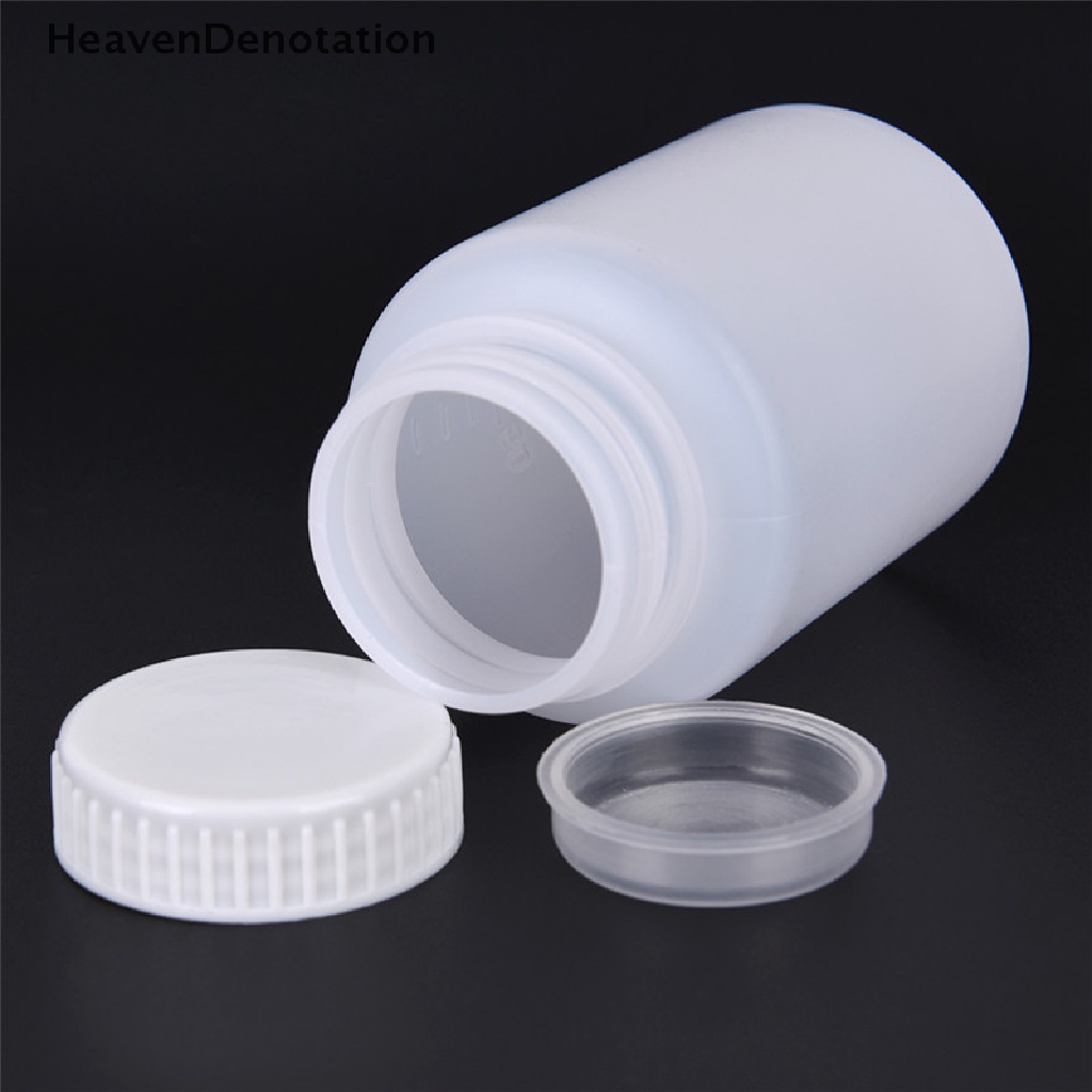 [HeavenDenotation] Botol sample Reagen Penyimpanan Kimia Bentuk Silinder Plastik Bening 100ml HDV