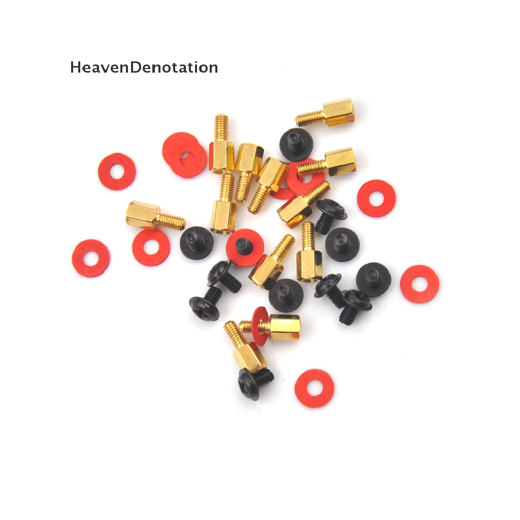 [HeavenDenotation] 12pcs Sekrup Komputer Motherboard Standoffs/Sekrup/Pencuci Kit HDV