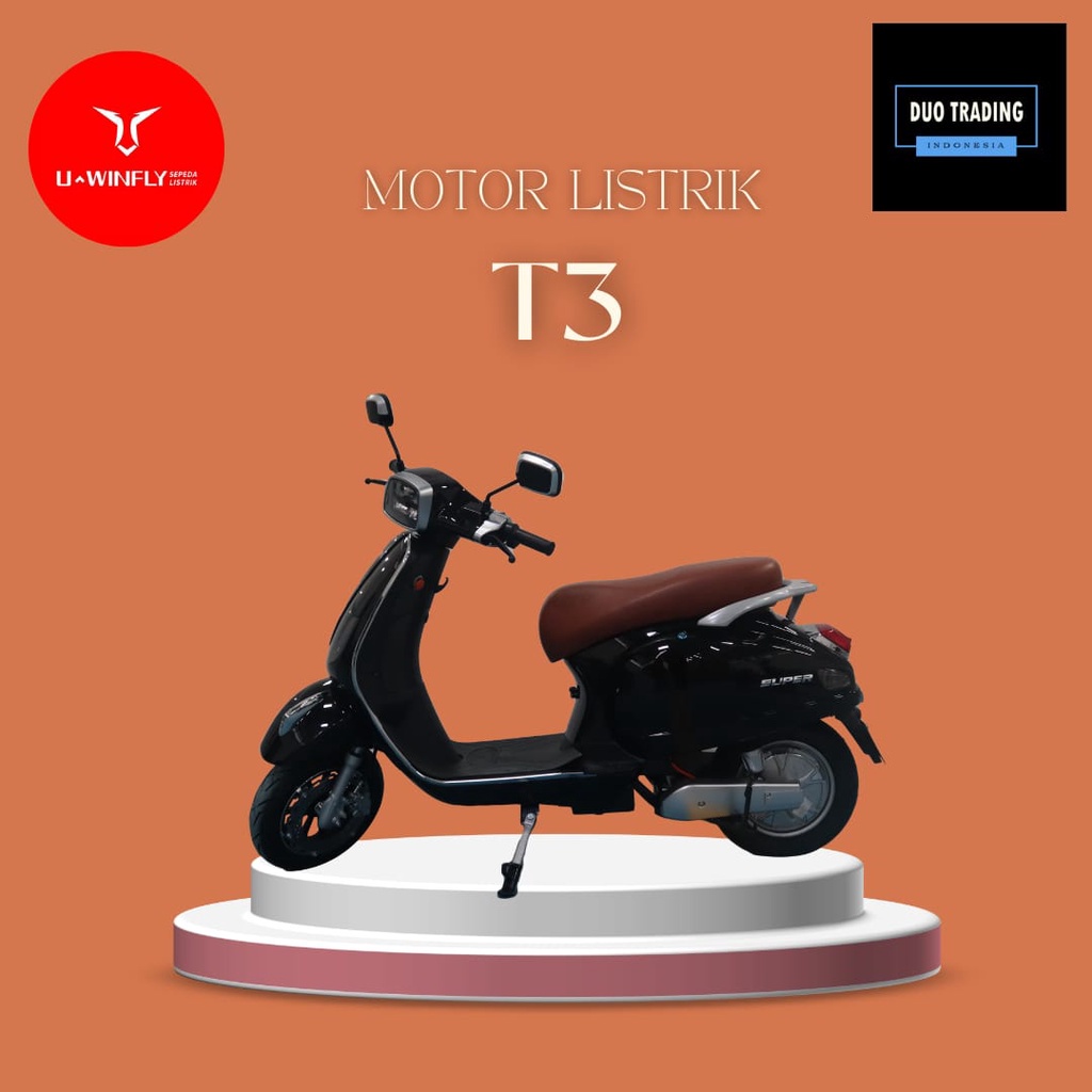 MOTOR LISTRIK T3 VESPA LISTRIK UWINFLY
