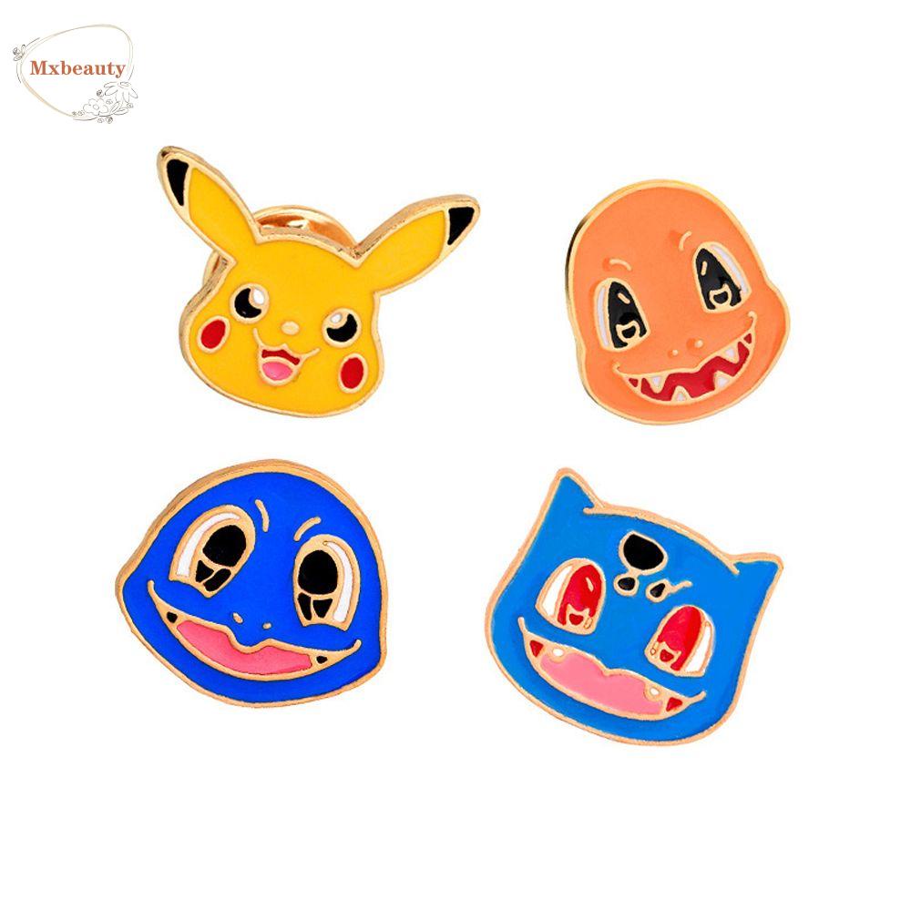 Mxbeauty Pokemon Badge Ransel Perhiasan Logam Bros Hiasan Pakaian Dekorasi Lencana Badge Pin Enamel Brooch