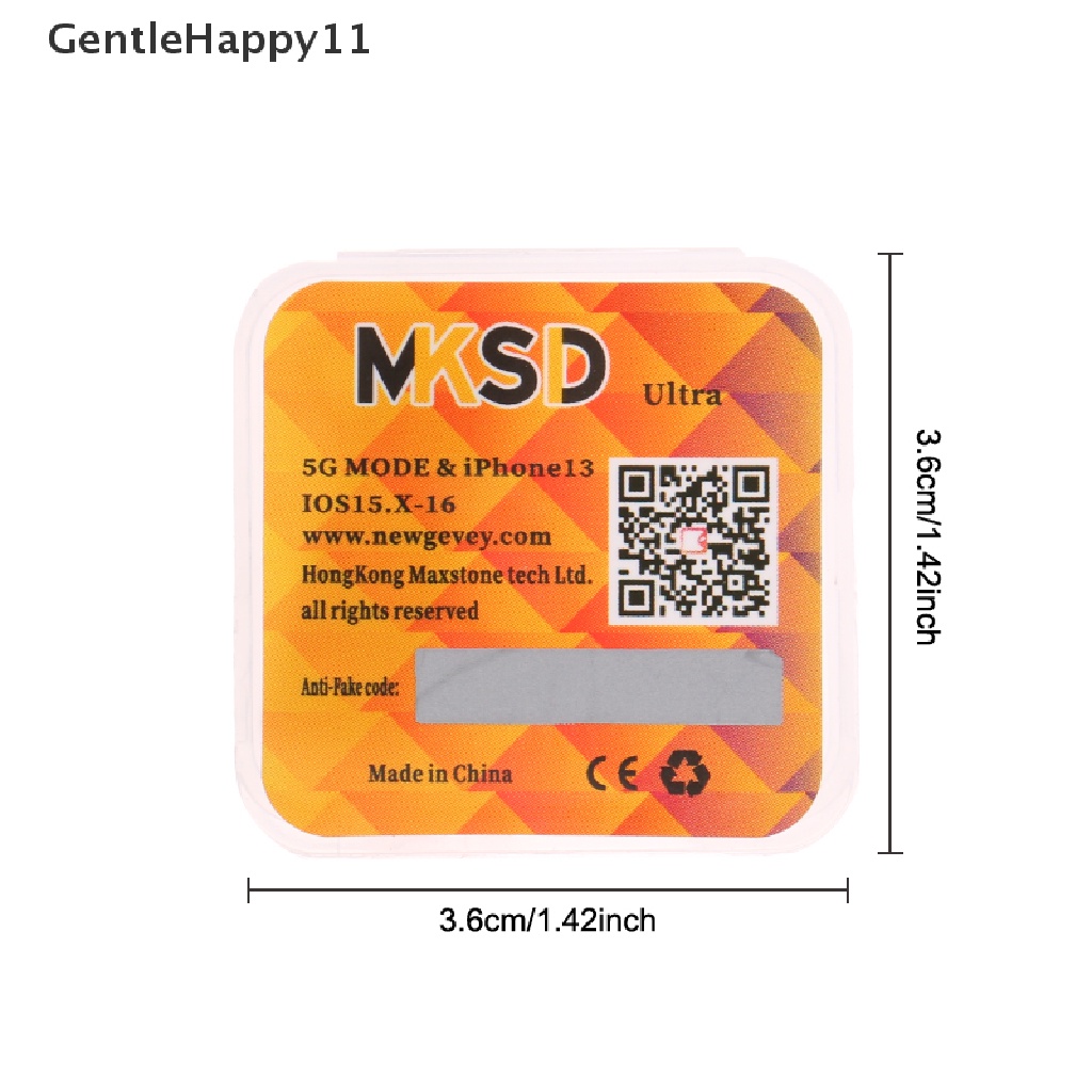 Gentlehappy Kompatibel Dengan Kartu SIM MKSD Ultra 5G Untuk Telepon6 /7,8/X/XS/XR/XSMAX /11 /12 /13Pm IOS 15.0 IOS 16.0 IOS 15.7 Support id Sistem Terbaru