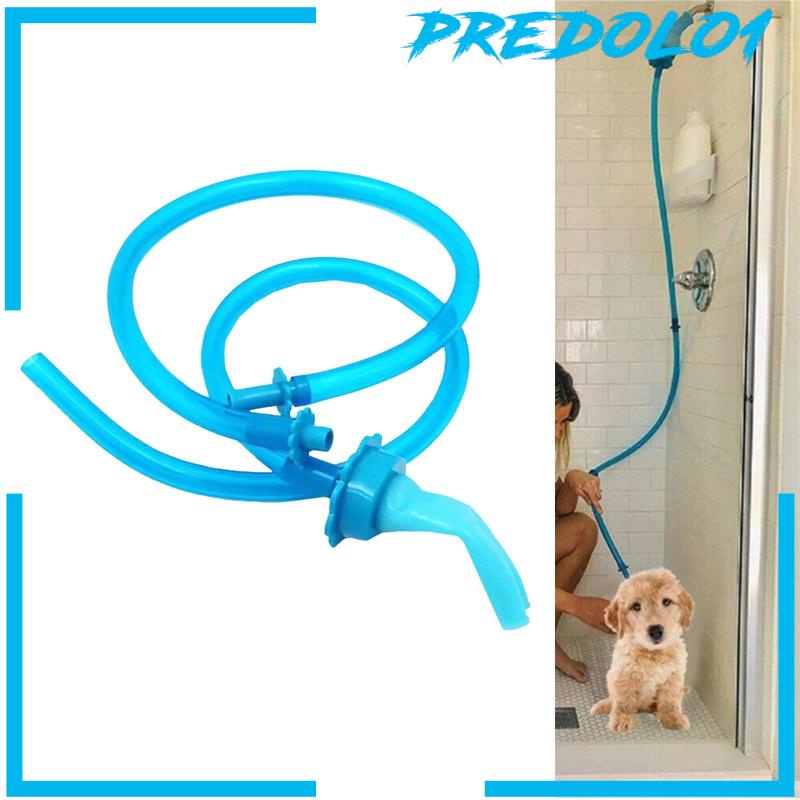 [Predolo1] Pets Shower Hose Silicone Bathtub Pet Rinser Untuk Di Dalam Ruangan Membilas Sayuran