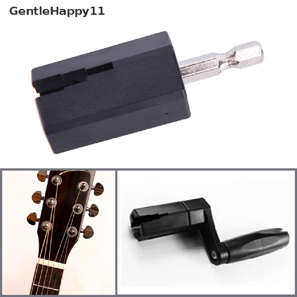 Gentlehappy Acoustic Electric Guitar String Winder Head Tools Pin Puller Alat Aksesoris MA id