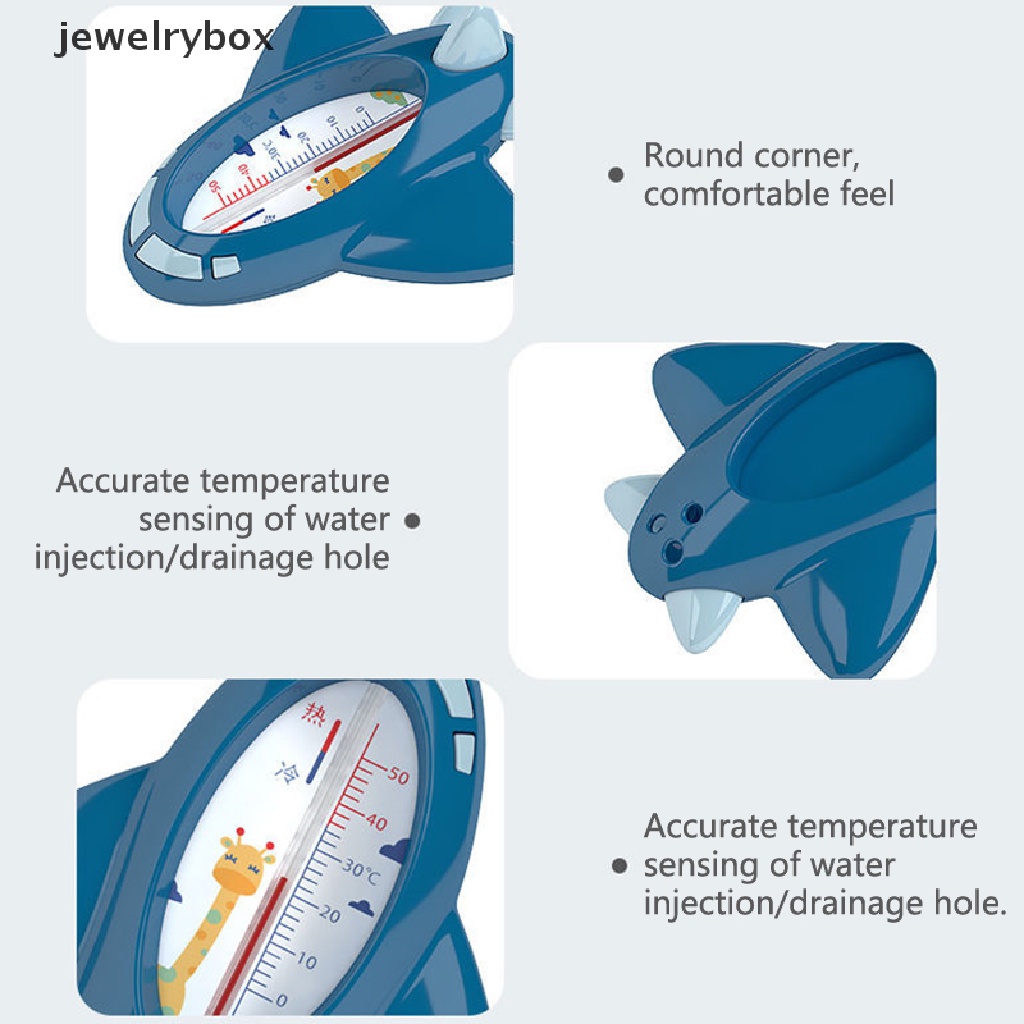 [jewelrybox] Termometer Kamar Mandi Tahan Air Mandi Bayi Kartun Floag Suhu Mainan Butik