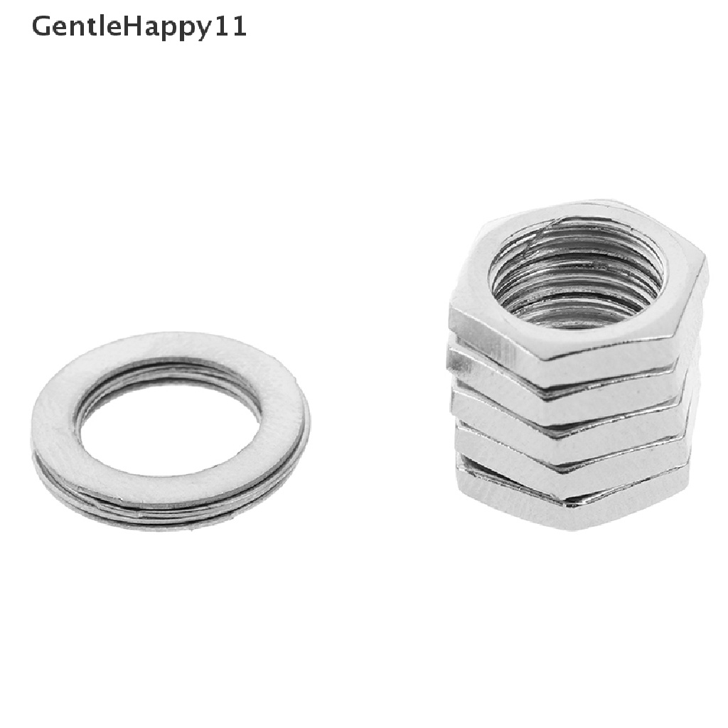 Gentlehappy 5Pcs output Gitar Listrik input jack socket Mur Pencuci Gasket part id