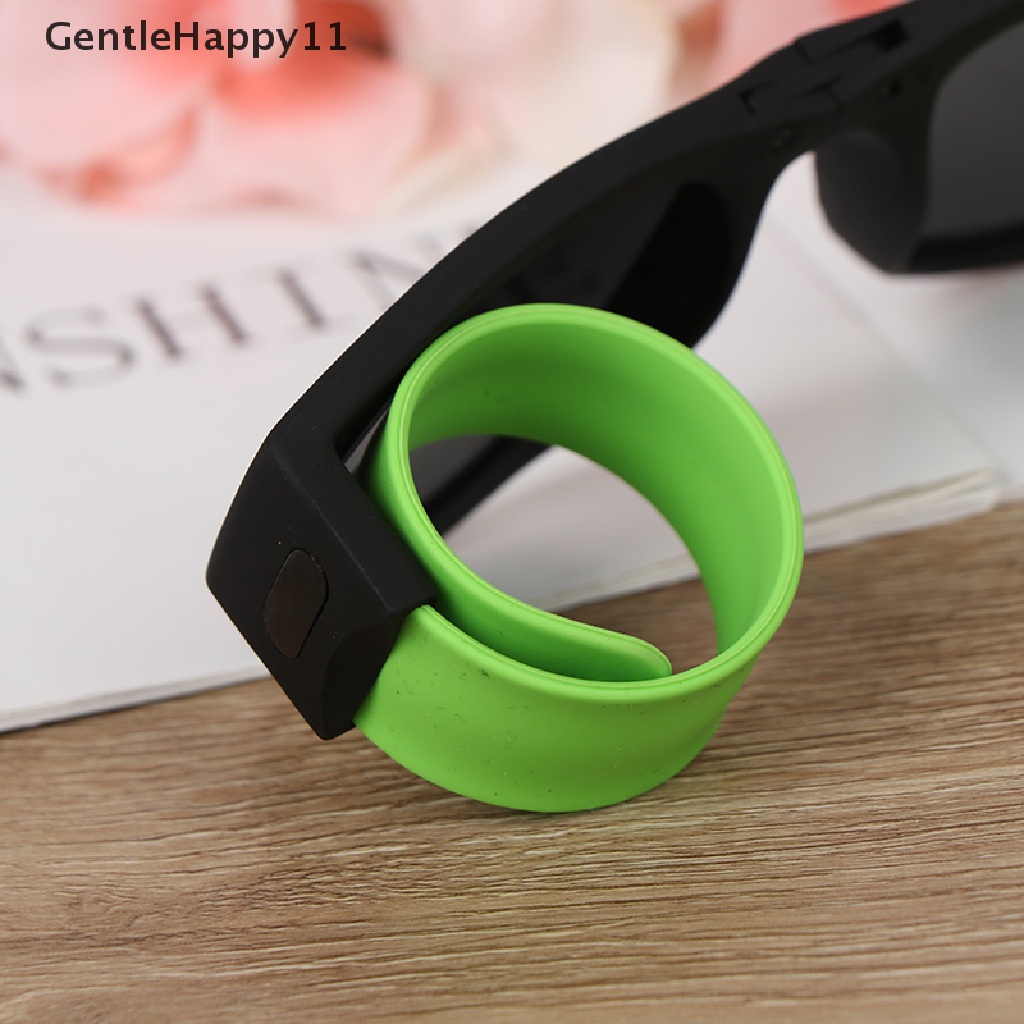 Gentlehappy 1pcs Kacamata Hitam Polarized UV400 Slap Sport Foldable Wristband Shades id