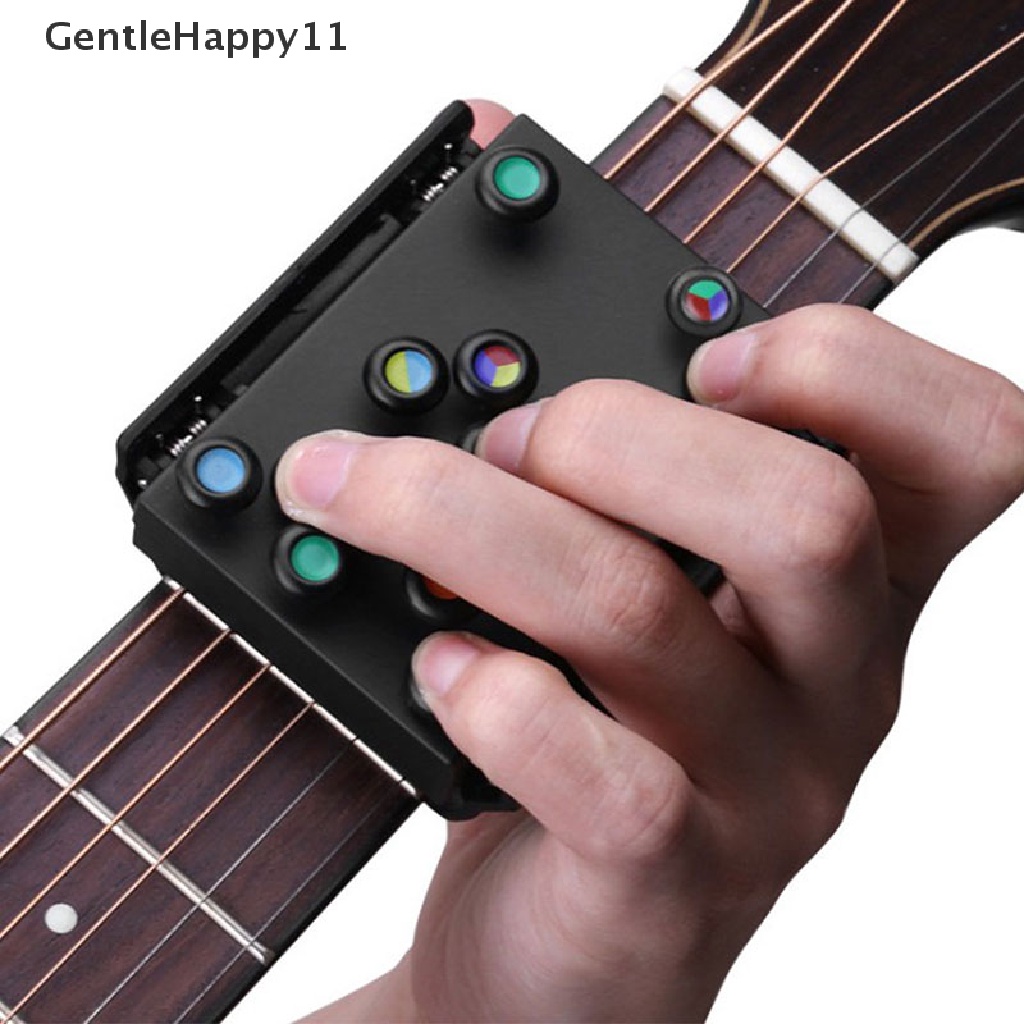 Gentlehappy 21kord Gitar Alat Bantu Mengajar Pemula Sistem Gitar Trainer Latihan Chord Tool id