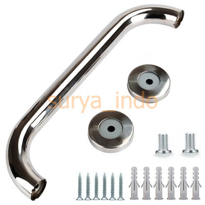 PEGANGAN KAMAR MANDI 30 CM STAINLESS HANDRAIL GRAB BAR HANDLE BATHTUB