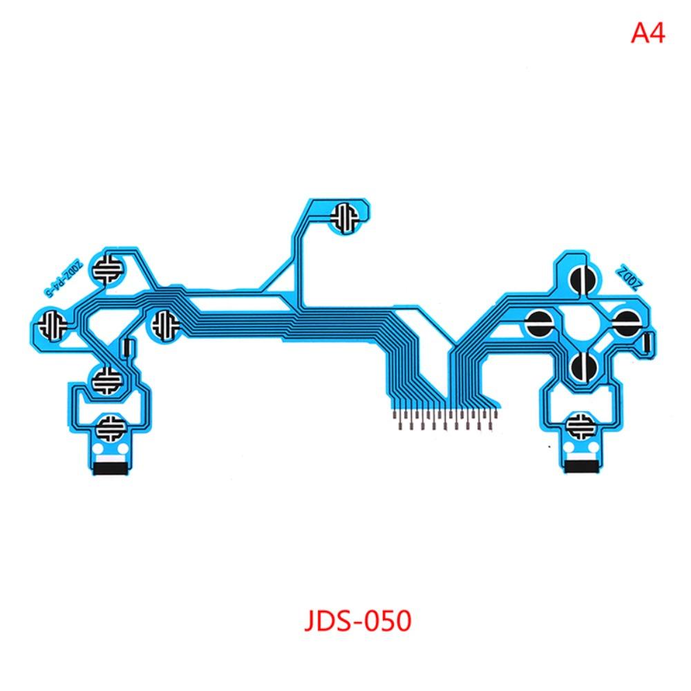 Agustinina Controller Conductive Film Jds-040 Ultrathin Keyboard Blue Film Jds-030 Jds-001 011kabel Tombol Untuk Joystick PS4 Game Handle Conductive Film