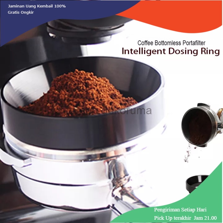 TD - RTG AREYOUCAN Dosing Ring Espresso Bottomless Portafilter Stainless Steel - AR5