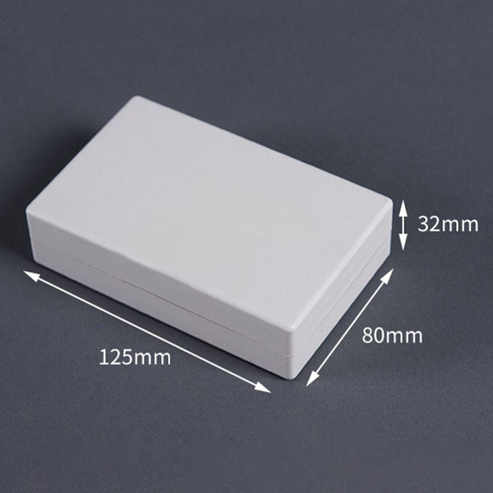 Populer Kotak Proyek Elektronik Kotak Kandang Hitam Putih ABS Plastik Instrumen Case