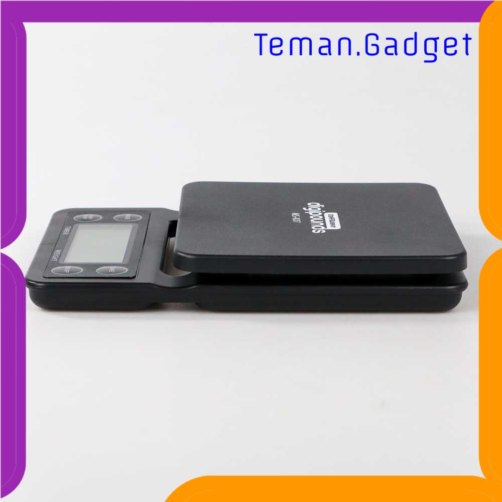 TG - DPR Taffware Digipounds Timbangan Dapur Mini Timer 5kg Akurasi 0.1g - MS-K07