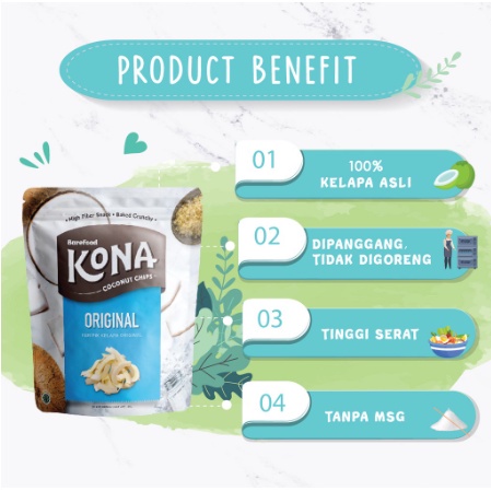 BAREFOOD KONA COCONUT CHIPS KERIPIK KELAPA | SNACK CEMILAN DIET SEHAT