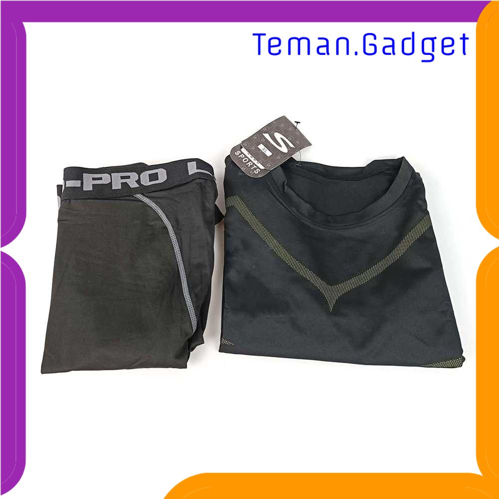 TG - OLR Set Manset Pakaian Olahraga Pria Baju Celana - K002