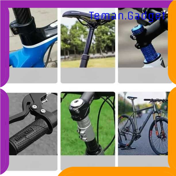 TG - OLR DEEM Gel Anti Slip Sepeda Carbon Fiber Metal Handlebar Seatpost 10g - D10