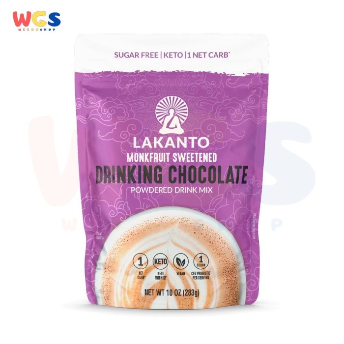 Lakanto Monkfruit Sweetener Drinking Chocolate Mix Sugar Free 283g