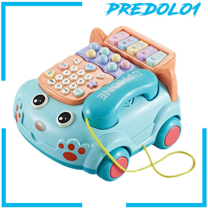 [Predolo1] Mainan Telepon Pencerahan Mesin Miring Untuk Permainan Edukasi Anak Bayi