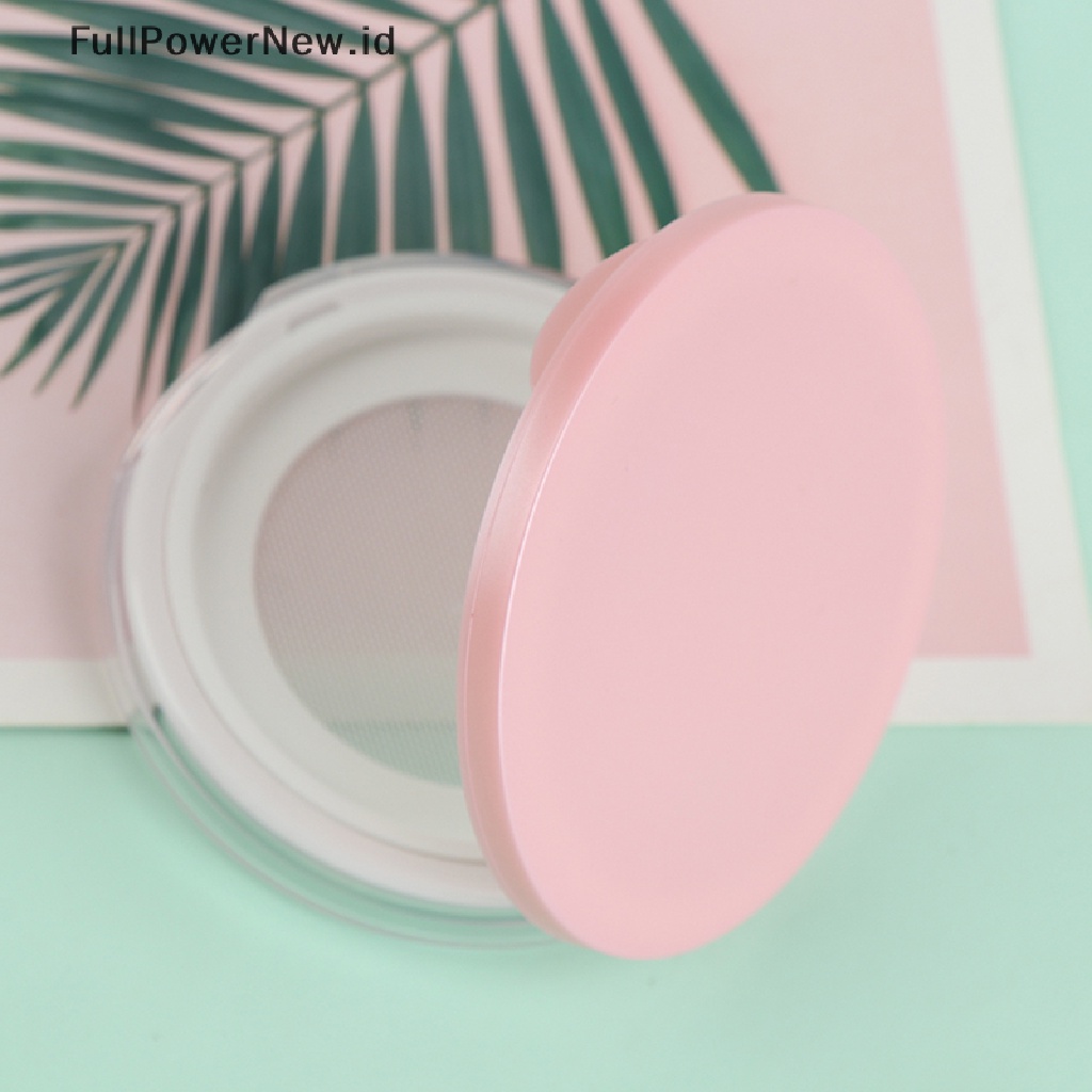 Power 3g Ultra-Tipis Kosong Longgar Kotak Bedak Pot Makeup Jar Ayak Wadah Puff Mirror ID