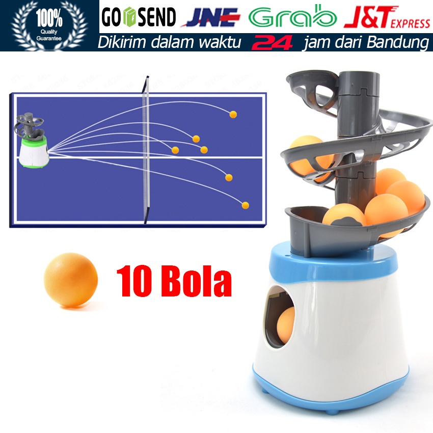 Mesin Penyajian Tenis Meja / Pelatihan Robot Tenis Meja Mini Mesin Bola Pingpong Otomatis Mainan Ola