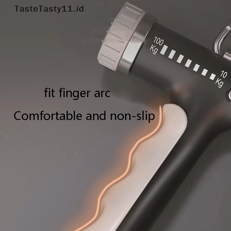 Tastetasty 10-100Kg A-Type Adjustable Hand Grip Power Latihan Heavy Gripper Wrist Trainer.